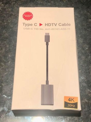 USB Type C HDTV Cable 4K adaptor new