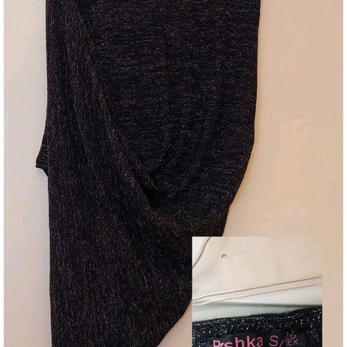 Bershka skirt used, iridescent, size XS-S, black