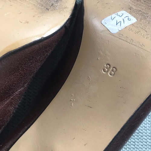 Zorbas Brown Pumps like new Size 38 with Metal Detail