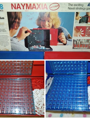 Battleship (Ναυμαχία) επιτραπέζιο παιχνίδι μεταχειρισμένο, MB Games, 1970s