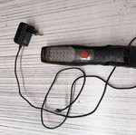 Professional flashlight with charger used
