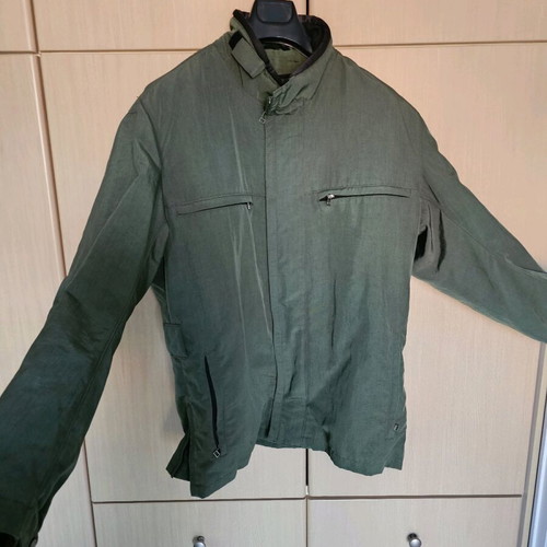 Dainese men's motorcycle jacket cordura 3/4 used, size 56, green cypress