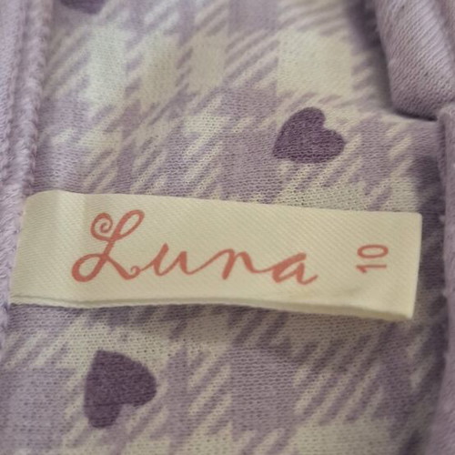 Cotton pajamas girl 10 years used, lilac, excellent condition