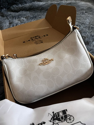 Coach Shoulder Bag brand new, white and beige