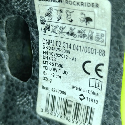 Rockrider mountain bike helmet like new