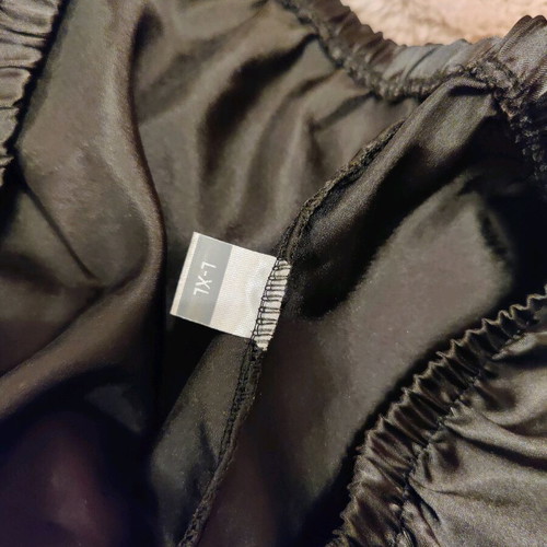 Baby doll satin new with lace black size L-XL