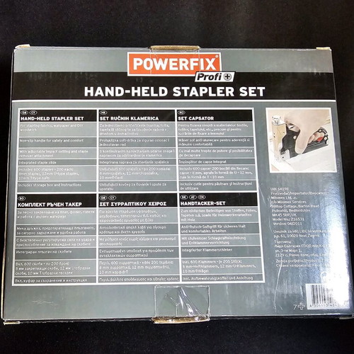 Powerfix Hand-Held Stapler Set New