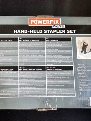 Powerfix Hand-Held Stapler Set New