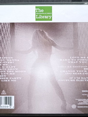 Britney Spears Glory CD used collectible from Indianapolis Public Library