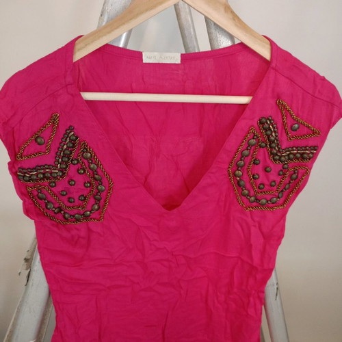 Women's blouse pink in good condition, size M