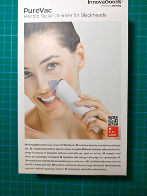 InnovaGoods PureVac electric facial cleanser new for blackheads