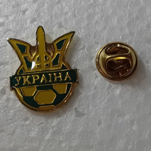 Collectible Ukraine National Football Pin new, Euro and World Cup