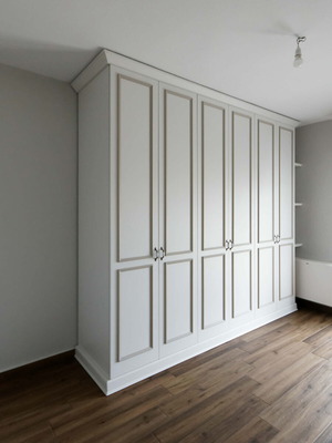 Off-White lacquered wardrobe like new, Mobili Italiani