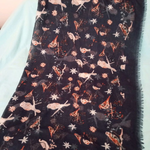 Zuiki outlet edition Italy scarf used, square, large