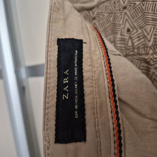 Zara Man men's shorts used, beige, size L
