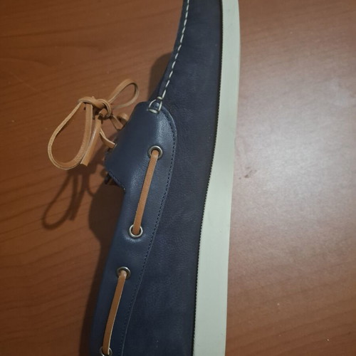Damiani men's moccasin shoes size 44, blue