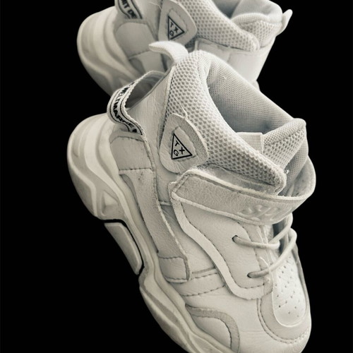 Chunky sports shoes used, size 23, white unisex