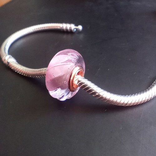 Pandora Murano charm like new, silver color