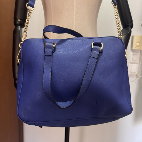 Juicy Couture blue crossbody bag like new with gold details vintage style