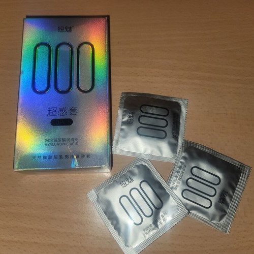 The 000 condoms are Japanese condoms that are the thinnest produced to date.