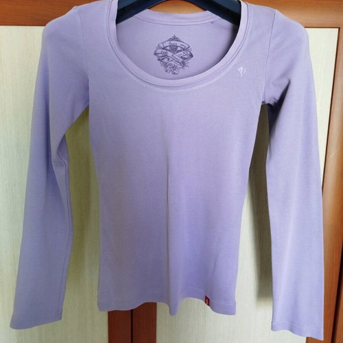 Esprit women's long-sleeve shirt used, size S, purple