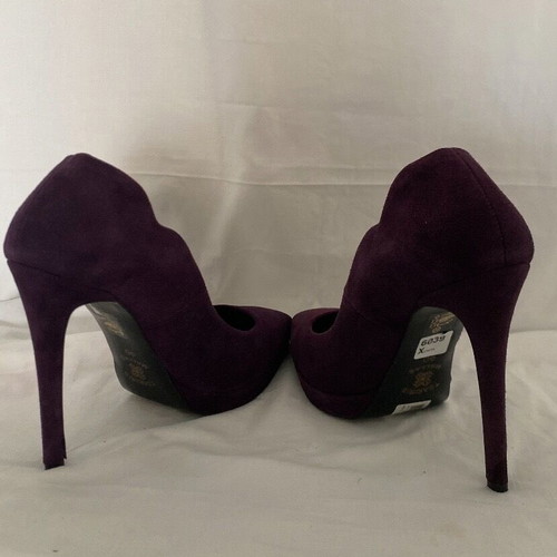 Tsakiris Mallas purple suede pumps like new, size 40