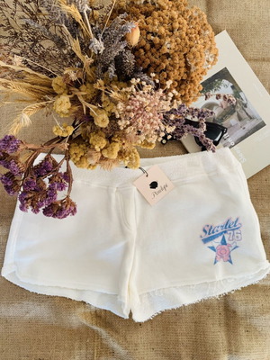 Pinelopi sweatshirt shorts new, ecru color