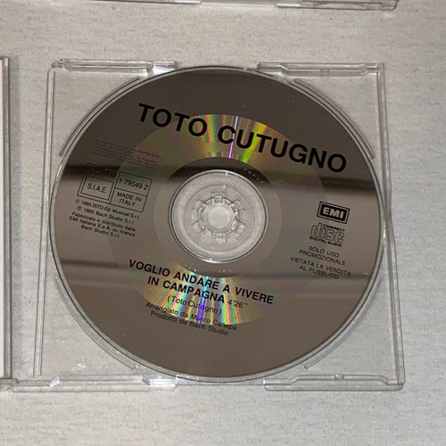 3 CD singles pack with Toto Cutugno, De Niro, Olga Venetsianou
