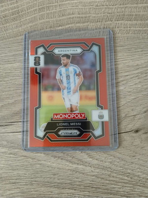 Κάρτα ποδοσφαίρου Lionel Messi Monopoly 2026 Panini Prizm καινούργιο