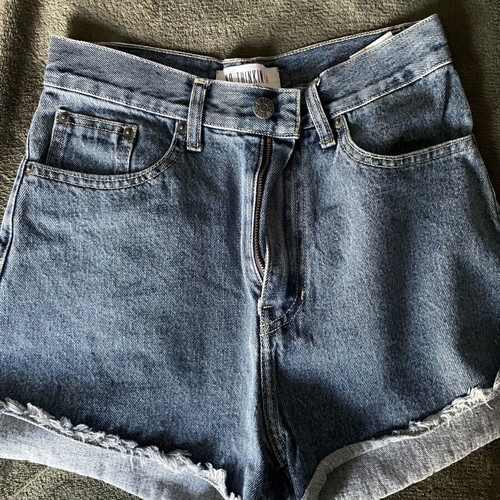 No Thinkin shorts size XS like new, 100% cotton, blue
