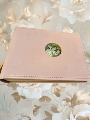 Photo Album Pink Leather 22×16 cm new