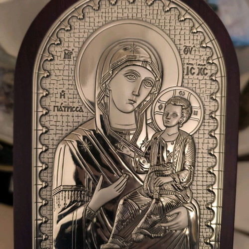 Silver icon like new