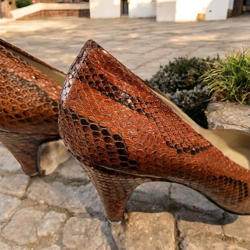 Scarpa 37 brown leather pumps like new