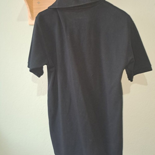Zara polo shirt used, size L, black