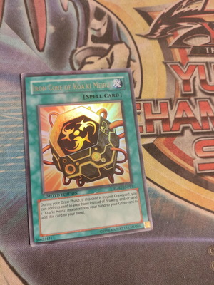Iron Core of Koa'ki Meiru Yu-Gi-Oh! card used, Ultra Rare