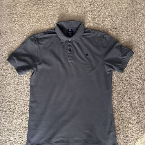 G-Star Dunda Slim Polo shirt petrol size L like new