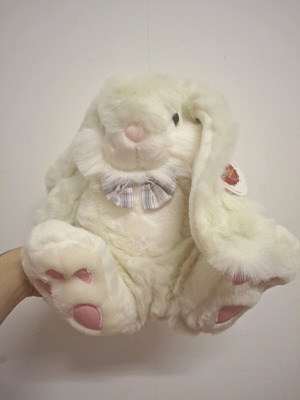 Large Bunny Rabbit Vintage Plush Toy New with Tags