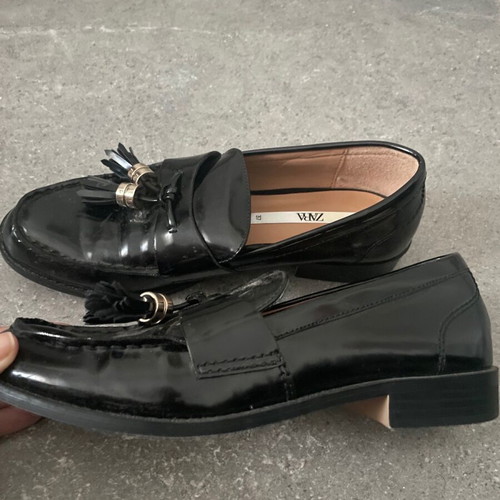 Zara office shoes black like new, size 37