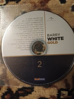 Barry White Gold CD 2 like new, R&B / Soul