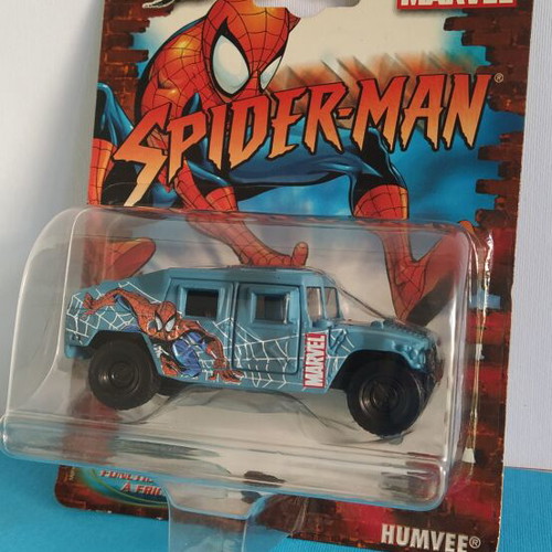 Maisto Marvel Spider-Man Humvee 2004 diecast new pull back