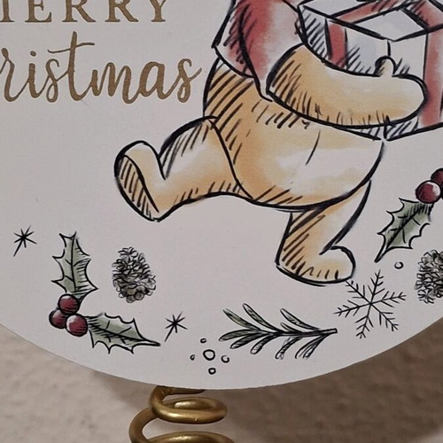 Disney Winnie the Pooh Christmas Tree Topper like new