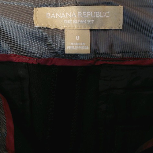 Banana Republic black velvet pants new, size M