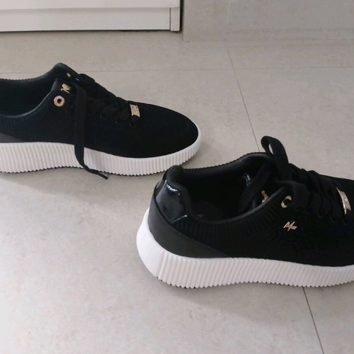 Mexx Fashion flatform sneakers size 38 like new, black