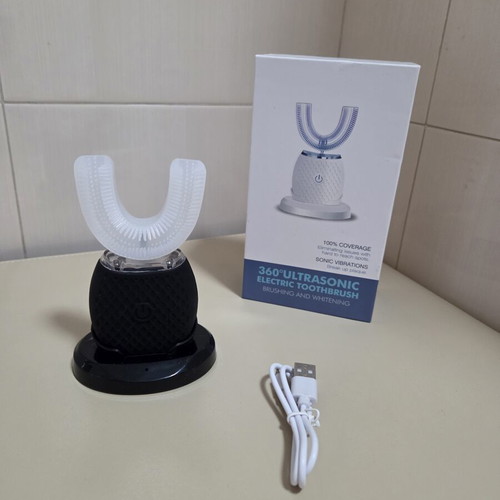 360° Ultrasonic U-Shaped Electric Toothbrush for Adults