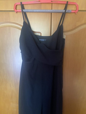 Stradivarius black one-piece jumpsuit like new, size M