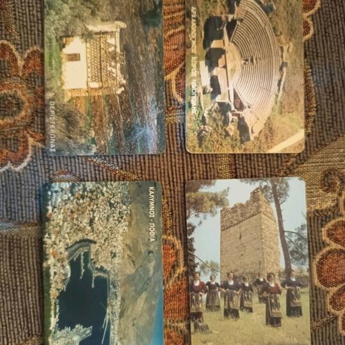 Phone cards like new with various landscapes