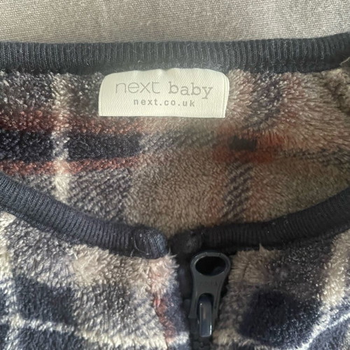 Next baby fleece romper like new for winter up to 3 months