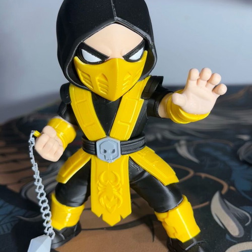 Mortal Kombat Scorpion figure, 15 cm