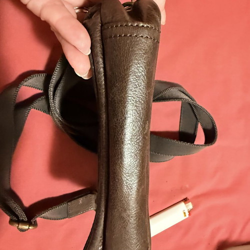 Camel Active leather shoulder bag brown, like new
