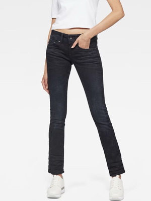 G-Star Raw Midge Saddle Straight Jeans used, women's blue denim size 28